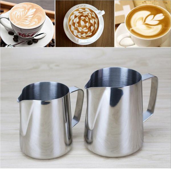 Stainless Steel Frothing jug Espresso Coffee Pitcher Bta Gear Craft Coffee Latte Milk Frothing Jug Kitchen Mug 150ml 350ml 600ml