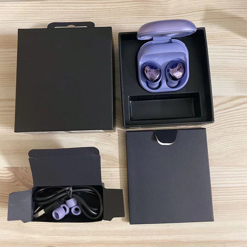 Purple-Black-Siver R190 PRO TWS Mini Bluetooth Wireless Earbuds Headphone Earphone Headset In Ear With Charging Socket High Quality