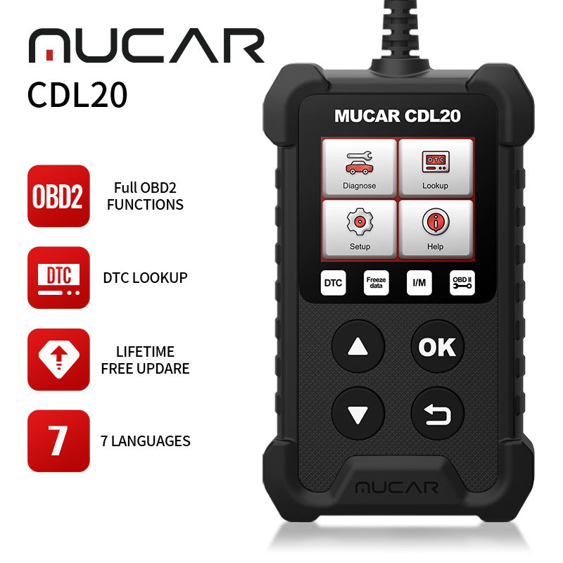 THINKCAR MUCAR CDL20 Automotive Professional Car Diagnostic Tools obd 2 Engine Analyzer Code Reader Scanner Tool