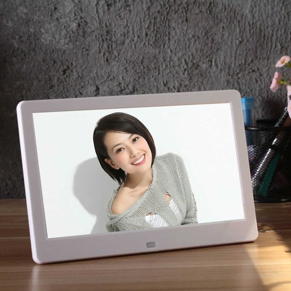 NEW Christmas Gift10 inch Screen LEDBacklight HD 1024*600 Digital Photo Frame Electronic Album Picture Music Movie Full Function