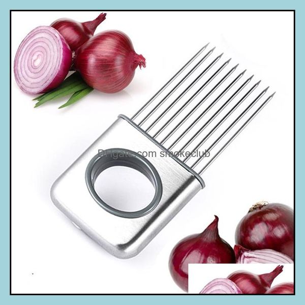 Fruit Kitchen, Dining Bar Home & Gardeneasy Onion Holder Slicer Vegetable Tools Tomato Cutter Stainless Steel Kitchen Gadgets No More Stinky