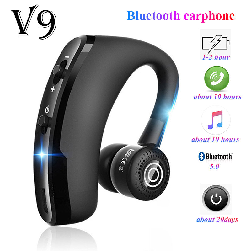 Wireless Bluetooth V9 headset Universal Business Noise Reduction headset with microphone headphones