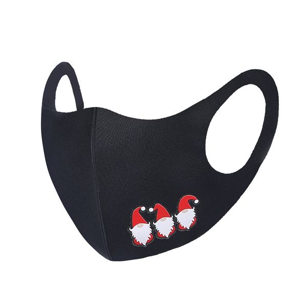 designers face masks mouth mask Christmas role fashion playing Santa Claus print pattern washable dustproof adult mask Merry Christmas