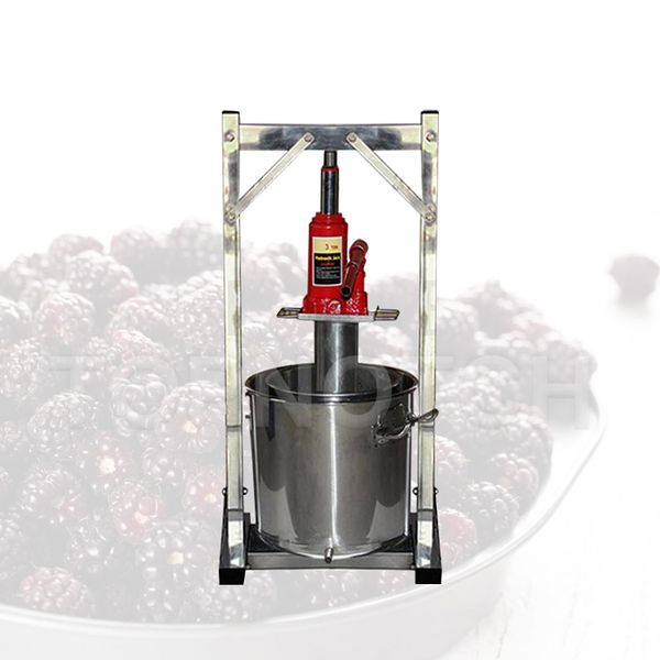 Manual Juice Pressing Machine Kitchen Home Stainless Steel Juicer Self Brewing Grape Wine Press Maker
