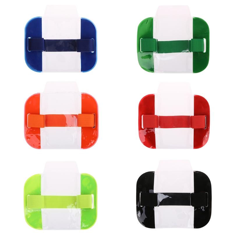 Card Holders Portable Durable Elastic Arm Band Convenient ID Badge Holder Po Armband Case Fashionable Bag