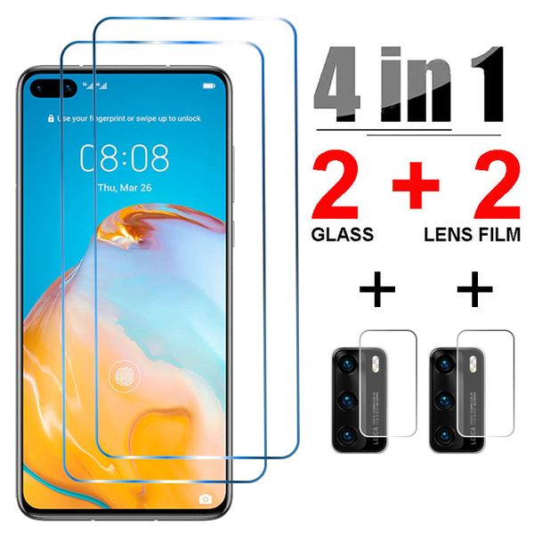 Cell Phone Screen Protectors 4in1 Protective Glass For Xiaomi Poco C3 C2 X3 Pro NFC Screen Protector Camera Film For Xiaomi Mi 11