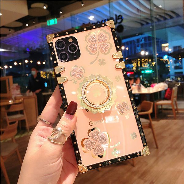 High Quality Designer Phone Cases With Diamond For iPhone 13 Pro Max 12 Mini 11 X XS 8Plus Samsung OPPO Huawei Xiaomi Glitter Shockproof Kic