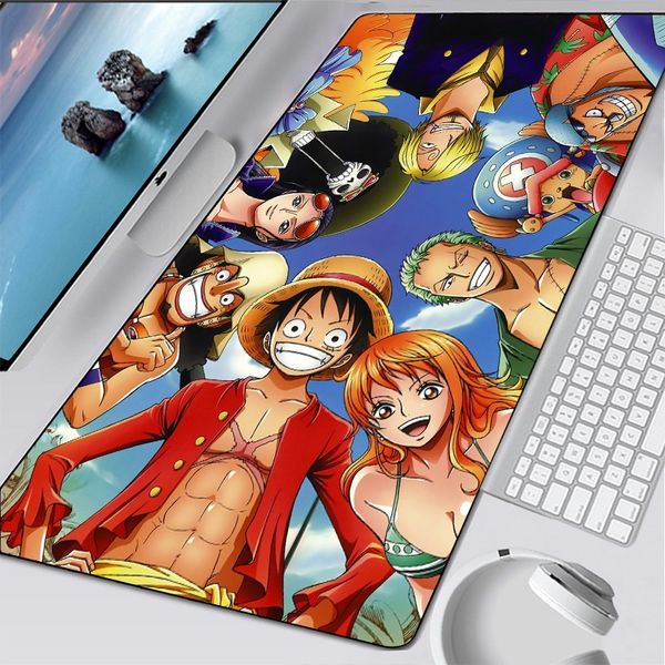 ANIME mouse pad gamer carpet notbook computer mousepad One Piece gaming mouse pads gamer keyboard mouse manga mat gift