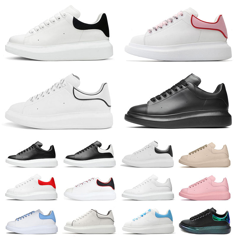 Mens Womens Designer Casual Shoes Black Suede White Leather Glitter Brown Beige Golden Reflective Fashion Luxury Sports Sneakers Trainers Outdoor