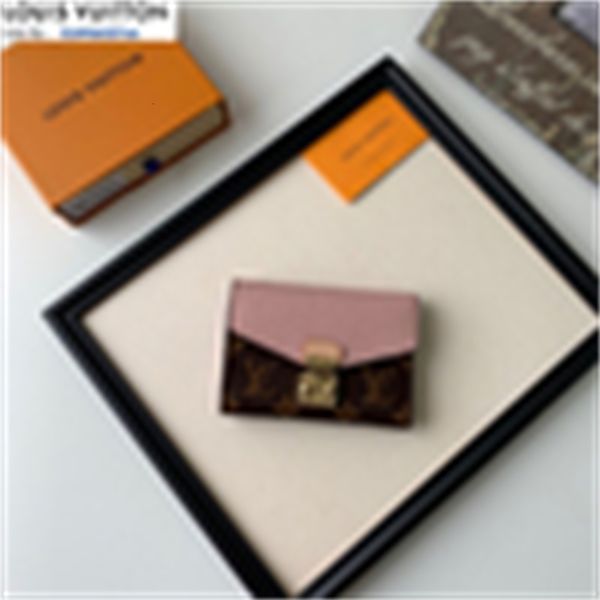 Pouches Brand Long Designer Real Luxury Chain M67478 Card Hook Leather and Wallets Zipper Wallet Change Key Pink Holders Women Phone Cases P