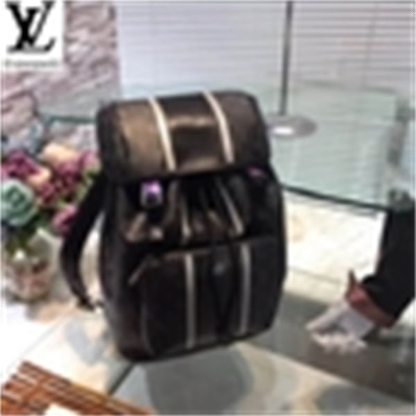 Rolling Brand Designer Luxury Hnzj Black Striped Backpack M43409 Backpacks Business Bags Tote Messenger Bag Bags Luggage