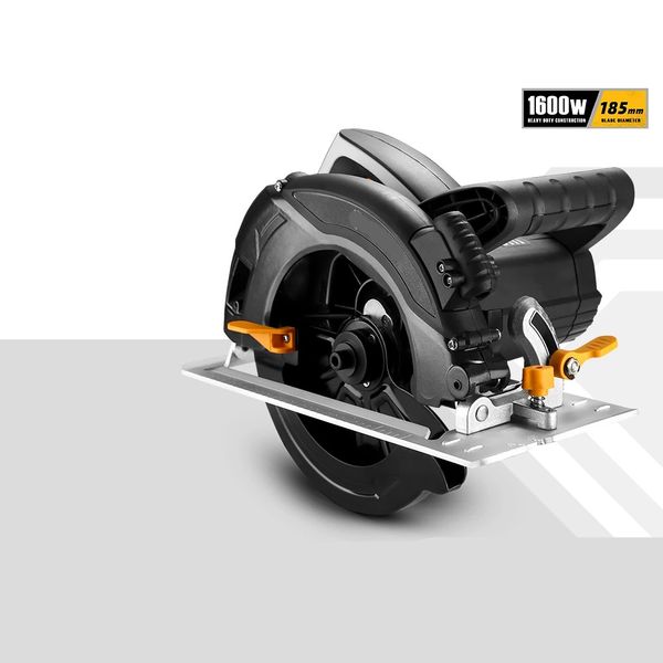 Circular Saw Power Tools with Laser-Scale Ruler-Blade-Dust Passage-Auxiliary Handle High Power Multi-function