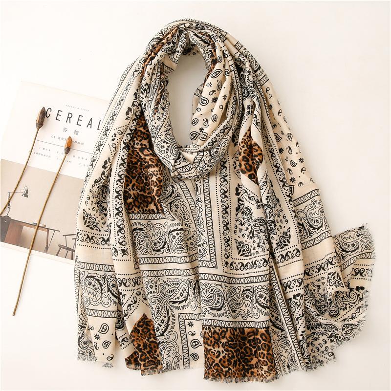 Scarves Winter Paisley Classic Hijab Scarf Stylish Patchwork Large Shawl Stole Soft Warm Blanket Wrap [6852]
