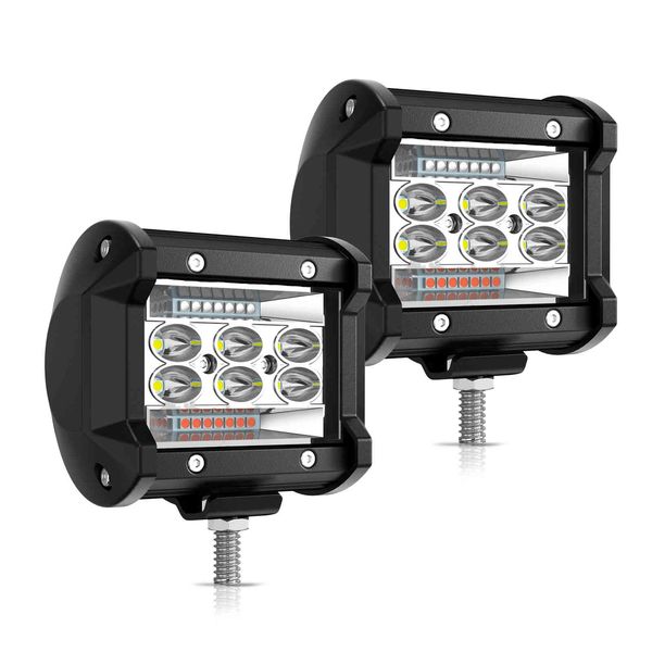 4&quot; LED Combo Work Lights Bar Spotlight Flood light 36W 60W 72W for Motorcycle Tractor Boat OffRoad 4WD 4x4 Truck SUV ATV 12V 24V
