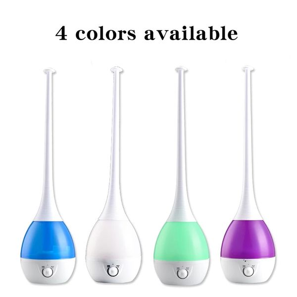 FreeShipping 2.6L Large Floor Standing Air Aroma Diffuser Household Night Light Big Fog Humidifier Ultrasonic Essential Oil Diffuser