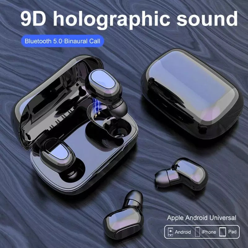 L21 TWS Wireless Earphones Bluetooth 5.0 HD Call Headphones Stereo Headset With Charging CaseHi-fi Sound Bluetooth Headset