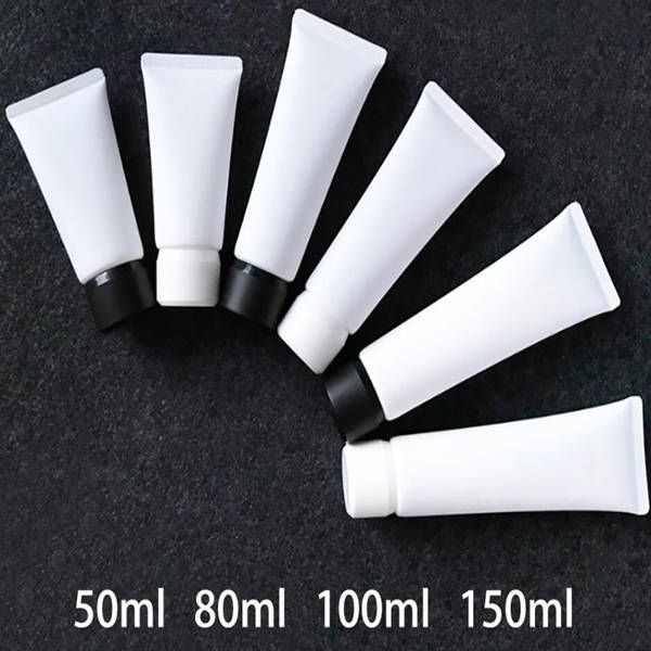 50ml 80ml 100ml 150ml Matte Frost Soft Tubes Empty Cosmetic Lotion Container Body Wash Shower Gel Shampoo Toothpaste Bottles