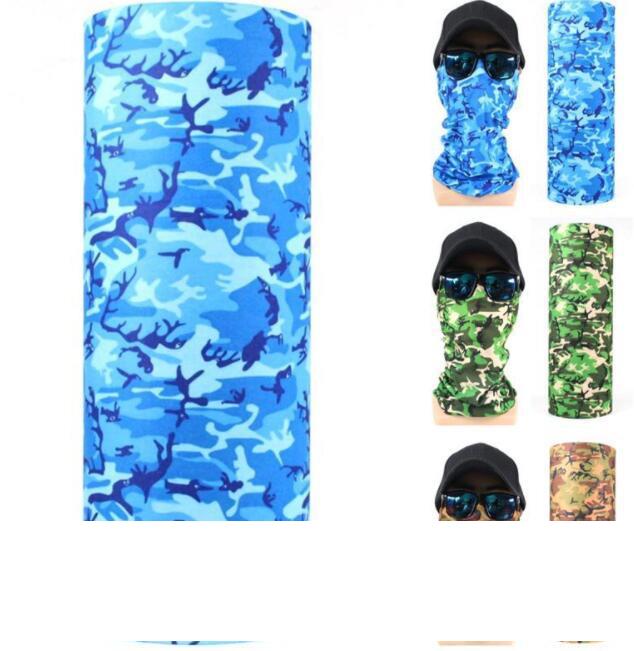 Multifunctional scarf Headband Outdoor Sports Turban Sunscreen Magic Scarves Veil Cycling Seamless bandanas yoga hair band bicycle scarf cap
