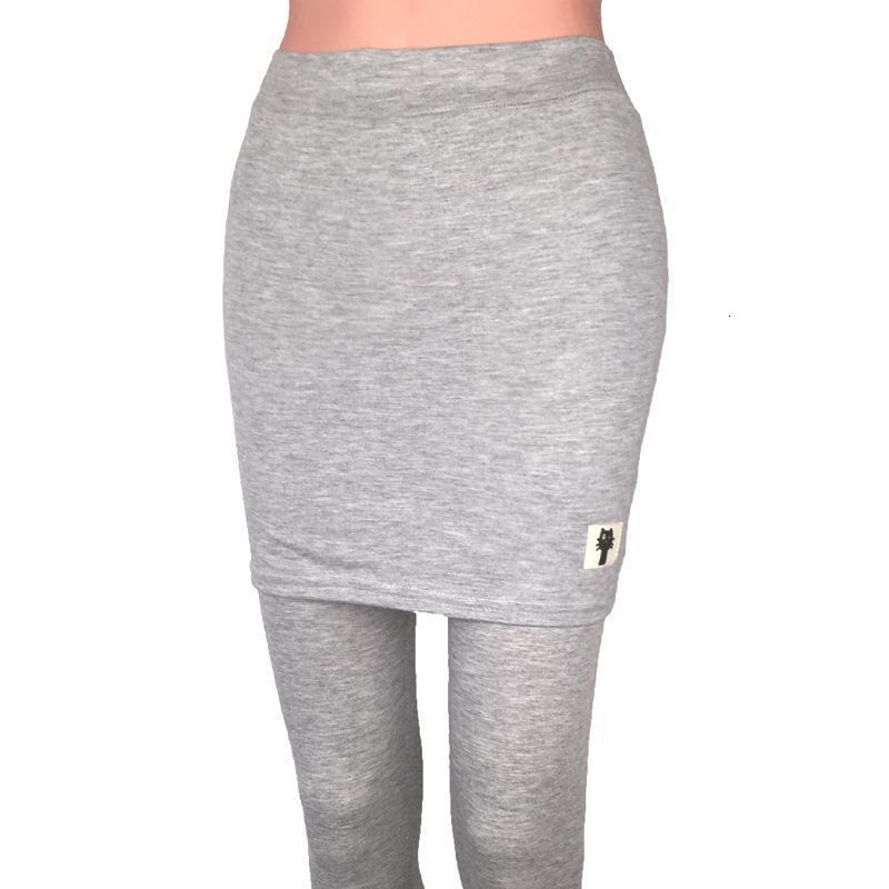 Fake Two Piece Package Hip Skirt Leggings Women Trousers Skinny Pencil Pants Fashion All-match Lady