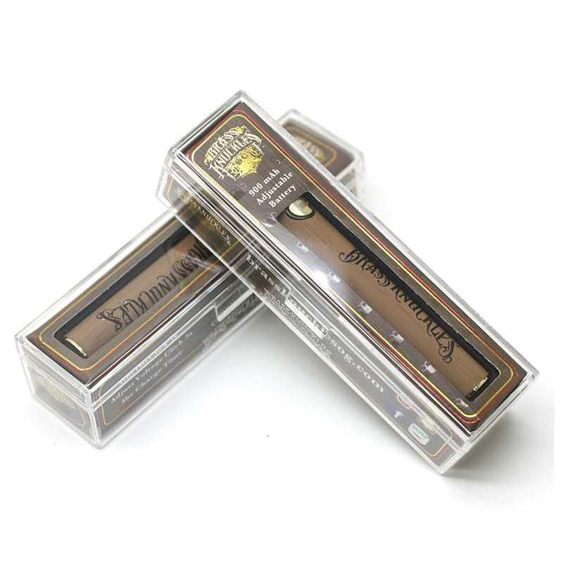 Brass Knuckles Package Vape Pen 510 Battery 900mAh Variable Voltage Vape Pens Batteries With USB Charger Preheating 510 Thread Battery