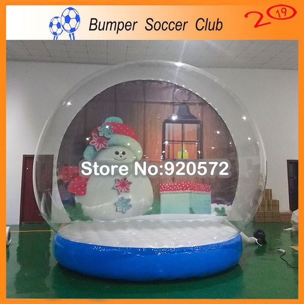 Iatable Snow Globe For Christmas Decorations,Bubble Photo Booth Dome Tent