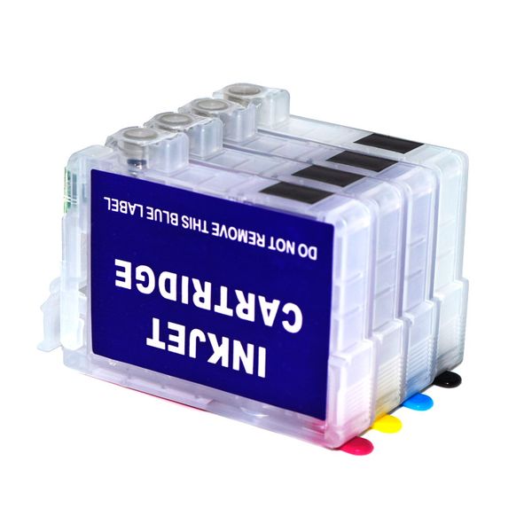 2 Sets-Lot.Empty,Printer WF3730 WF3733 WF2370 Refillable Ink Cartridge for Epson T702 T702XL,Wthout Chip