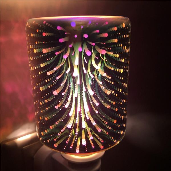 Explosive christmas 3d colorful Tubes ins creative smokeless aromatherapy deodorizing wax melting night light