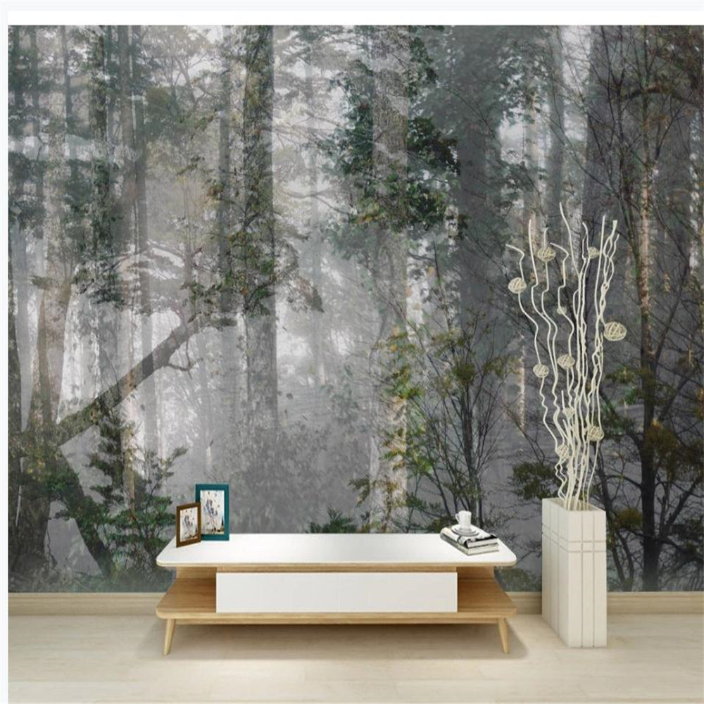 Photo Forest wallpapers woods natural wallpapers living room background wall paper 3d stereoscopic wallpaper
