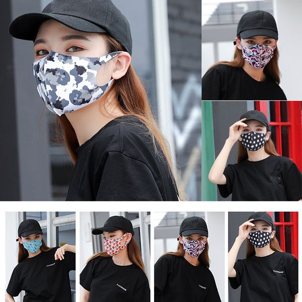 Us Stock Free Shipping Party Face Mask Washable Dustproof Respirator 3d Print Fashion Masks for Men and Women Fy9047