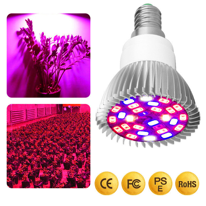 Phyto Lamps Full Spectrum E27 Led Plant Light Grow Lamp E14 Led For Plants 18W 28W Fitolampy Greenhouse Tent Bulbs