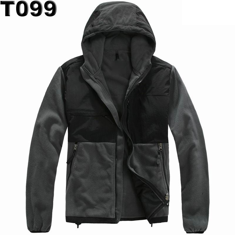 2020 High quality new Fleece mens Fleece Jacket , Winter Outdoor Sports Warm Fleece Sweatshirt Outerwear Black White S-XXL