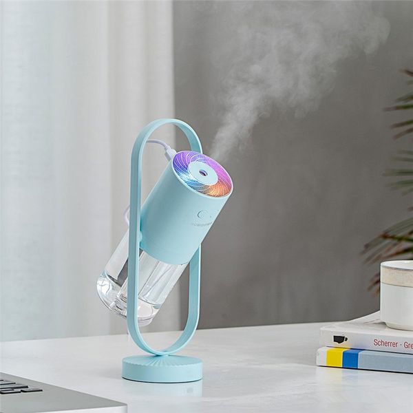 Fashion 200ML Magic Shadow Humidifier Night Light USB Air Purification Creative Car Desktop Bedroom Home Portable Humidifiers