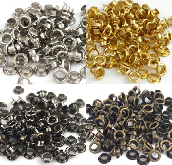 100sets 10mm Brass Eyelet and Washer Grommet Round Eye Rings Kits with Setting Tools For Shoes Bag Clothing Leather Belt Hat