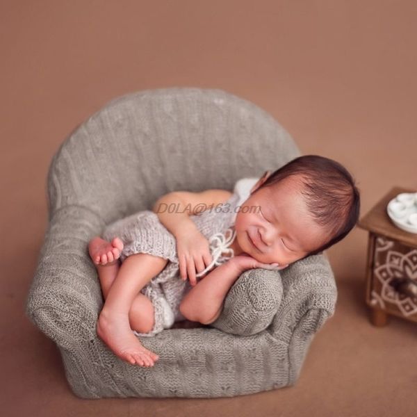3 Pcs-set Newborn Baby Posing Mini Sofa Arm Chair Pillows Infants Photography Props Poser Photo Accessories LJ201014