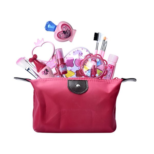 princess makeup set simulation eyeshadow early education children&#039;s play house toy girl gift bag LJ201009
