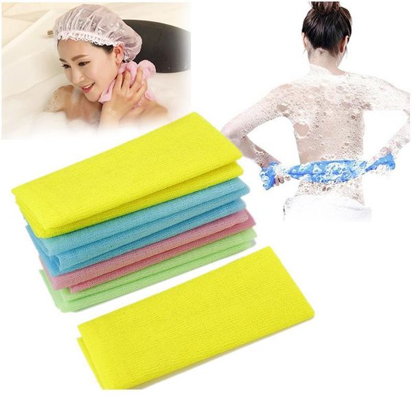 Mesh Body Cleaning Towel Exfoliating Bath Shower Scrubbing Nylon Towel Soft Loofah Back Scrubber Household Bathroom Acce jllhRz