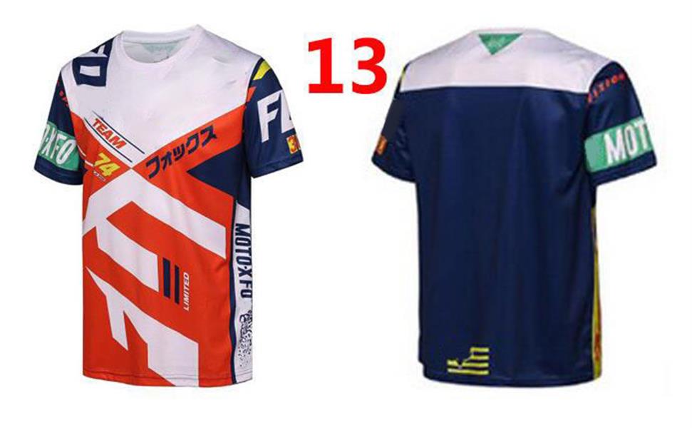 Hot new style men&#039;s short-sleeved motorcycle racing suit bike track cycling downhill T-shirt polyester quick-drying short sleeves can be cus