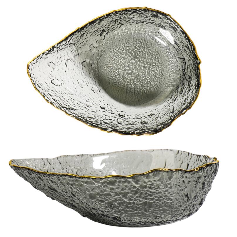 Japanese drip tray Bowls pammer pattern Phnom Penh household fruit salad dessert vegetable dish glass bowl