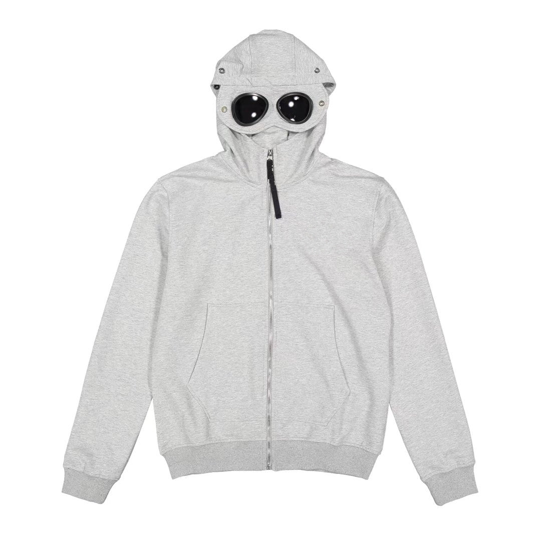 topstoney Pure Euro-American Simple Personality Trend Sanitary Clothes Jacket Zipper and Hat Sanitary Clothes Glasses zipper Hoodie