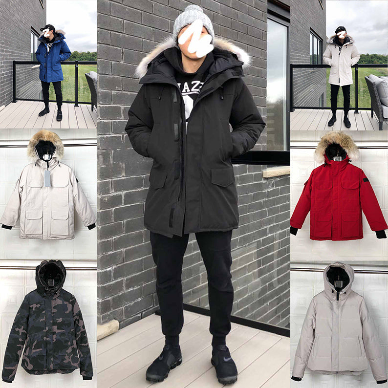 2020 Mens Designer Womens Winter Coats Down Parkas Outerwear Hooded Windbreaker big fur 20ss Man Vest Down Jackets Coat Manteau Hiver