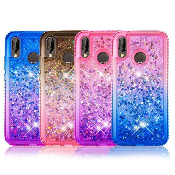 For LG 4 Aristo 5 4 Plus K31 K51 Stylo 6 5 K40 Diamond Water Glitter Liquid Floating Quicksand Phone Case Cover