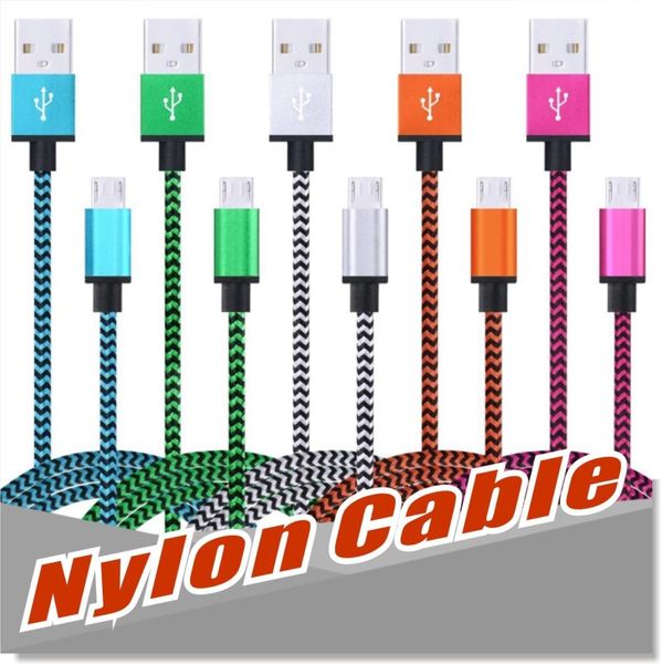 usb c cable Android Mobile Data Line Bagged High Speed Serpentine Braided USB Data Line Cell Phone Cables