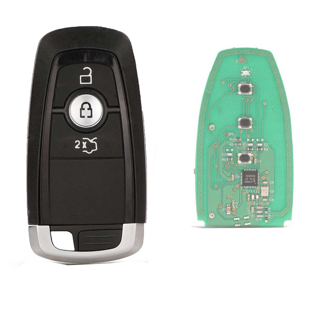 3 Buttons Smart Remote Car Key Fob 434MHz ID49 Chip For Ford Mondeo Mustang Edge Fusion