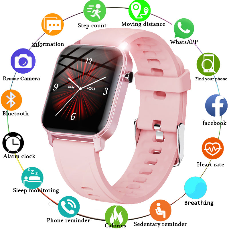 New Smart Watch Women IP68 Waterproof 1.4&quot; Full Touch Screen Sport SmartWatch Ladies Heart Rate Fitness Tracker Men Smartwatches Wholesale For