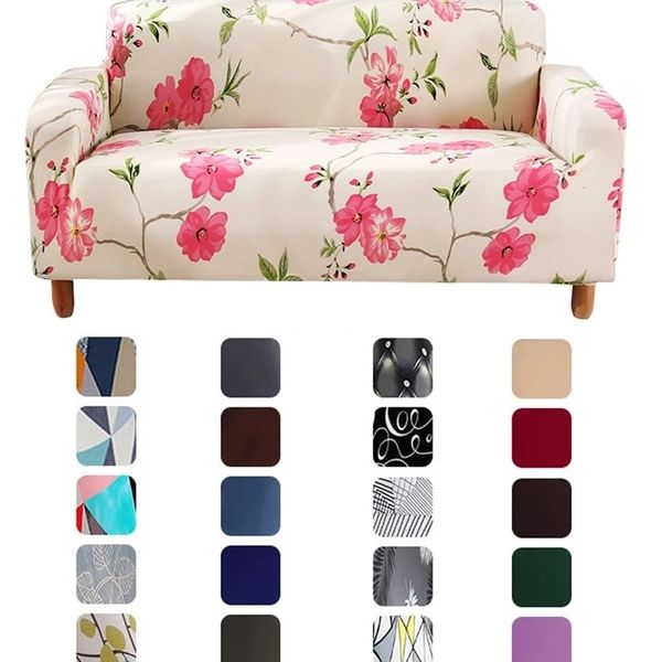 Sofa Covers Floral Cloth Printing covers For Furniture Sofa And Armchair sofa couch cover for living room LJ201216