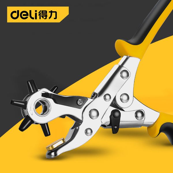 Leather Belt Hole Punch Plier Eyelet Puncher Revolve Sewing Machine Bag Setter Tool Watchband Strap Household leathercraft Y200321