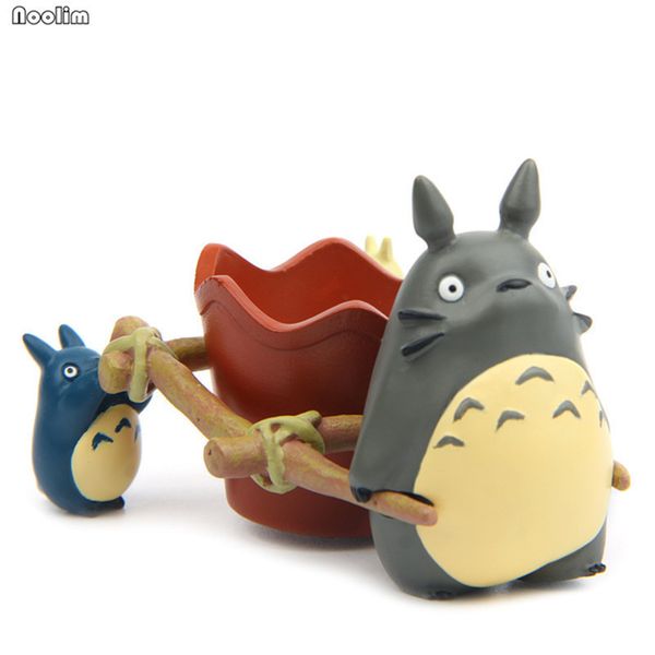 Modern Cartoon Succulent Planter Pot Resin Creative Crafts Cute Totoro Flower Pot Home Office Table Decorations Garden Supplies Y200709 S241