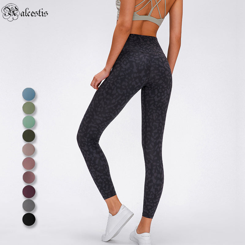 Women High Waist Yoga Pants Sports Gym Pants Fitness Loose Running Leggings Solid Color Casual long Trousers