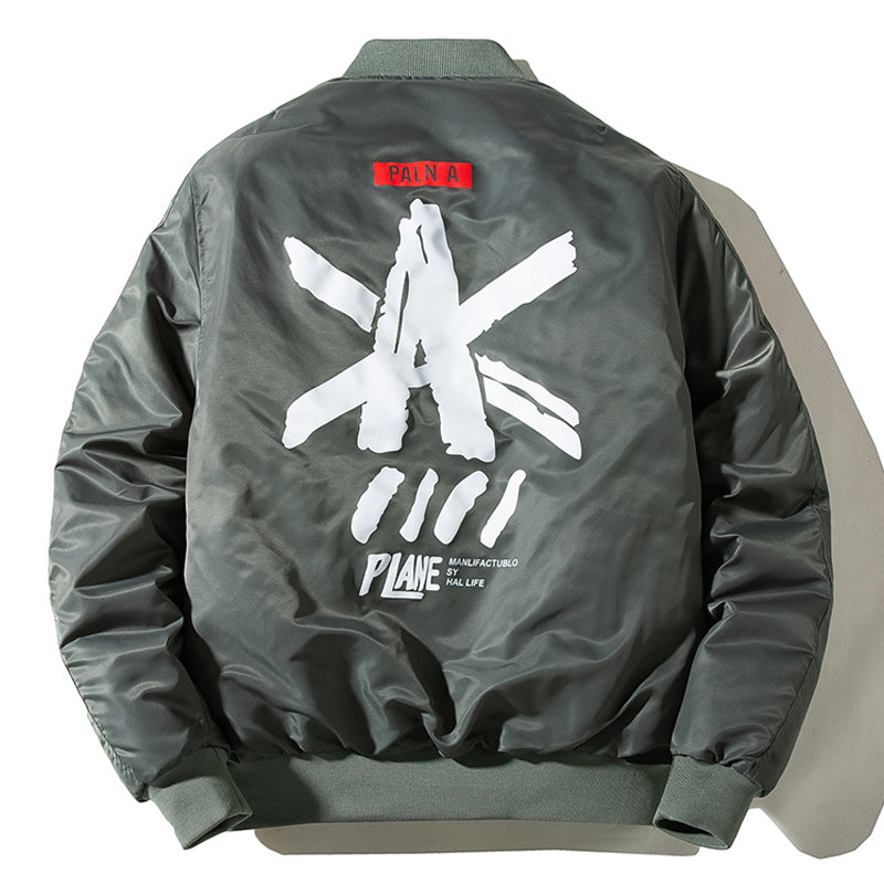 2021 New Winter of Air Force Men Male Thick Baseball Fashionable Youth Streetwear Jacket 450O