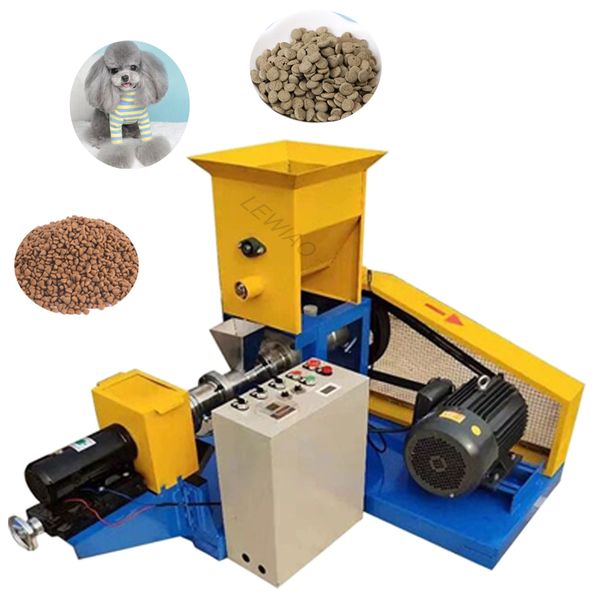 Household Mini Dog Food Puffing Machine Aquatic Animal Feed Extruder Shrimp Making tool-Floating Fish Pellet Mill Equipment